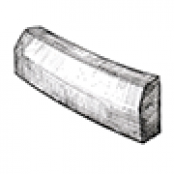 Готика радиусный с фаской серый