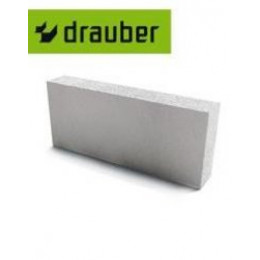Блок перегородочный газосиликатный Drauber Д500 600х250х75 Блок перегородочный газосиликатный Drauber Д500 600х250х75